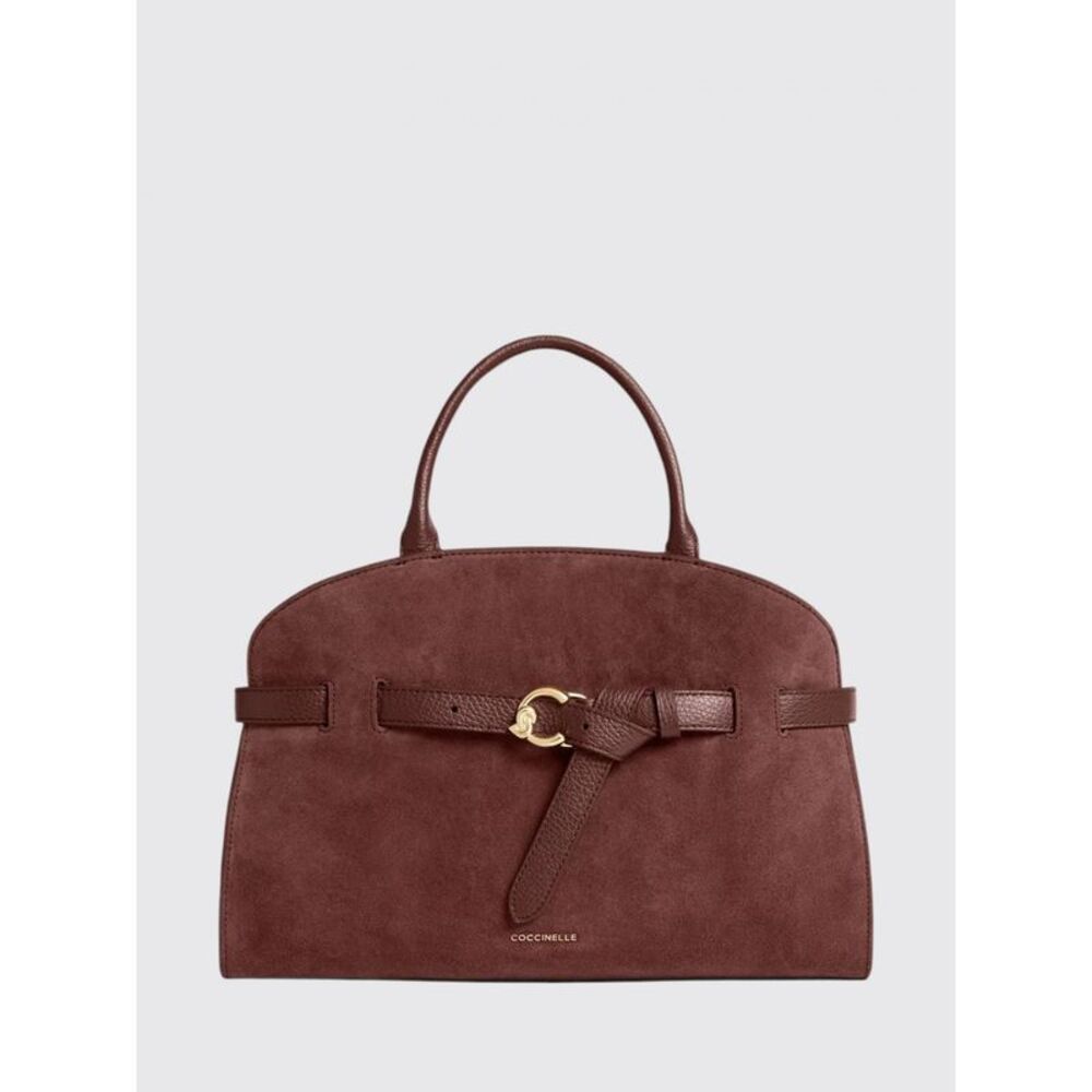 Coccinelle Women Sabine Suede Handbag Coccinelle With Double Handle